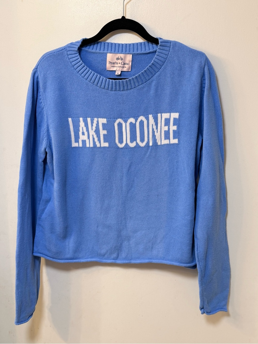 Lake Oconee Light Blue Crewneck Sweater